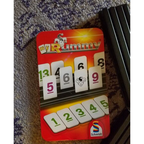 My Rummy Metal Tin Schmidt Spiele Games Family Game Educational Game Children's - Picture 2 of 3